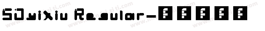 SJyixiu Regular字体转换
